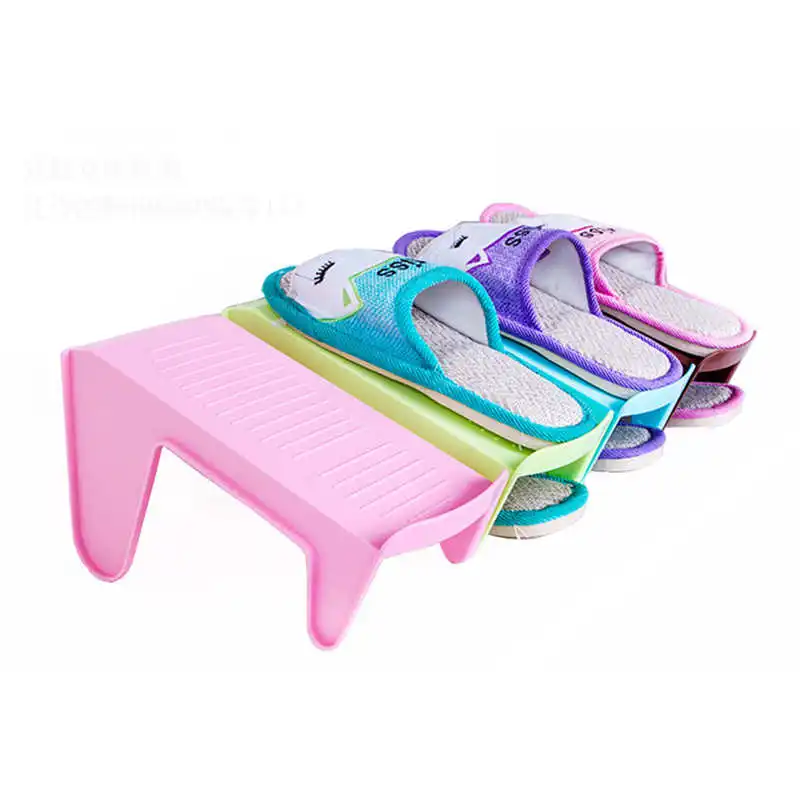 

Portable Multifunctional Plastic Shoes Storage Rack Display Bedroom Rack Organizer Space-Saving Home Decor DIY Removable