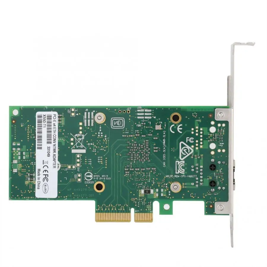 Для Intel X550-T1 основной чип управления 10 Gigabit 10G PCI-E Ethernet сервер сетевая карта X550-T1 сетевая карта