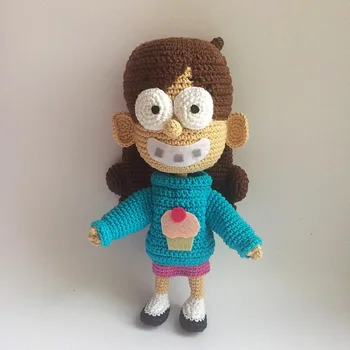 

crochet toys amigurumi rattles doll girl model number SBY0037