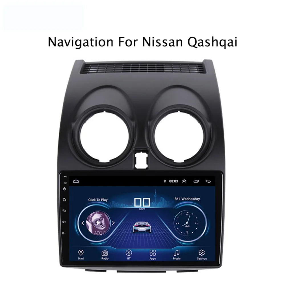 Excellent Super Slim Touch Screen Android 8.1 radio GPS Navigation for Nissan x-trail Qashqai headunit tablets Stereo Multimedia Bluetooth 1