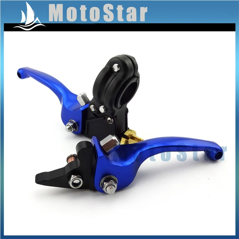 Синий складной тормозной рычаг сцепления окунь для Dirt Pit Bike SSR thumpstar XR CRF TTR 50cc 90cc 110cc 125cc 150cc 160cc