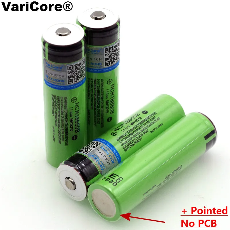 VariCore новая Оригинальная 18650 перезаряжаемая батарея 3,7 V Li ion bateria 18650 ncr18650b 18650 батарея для фонарика