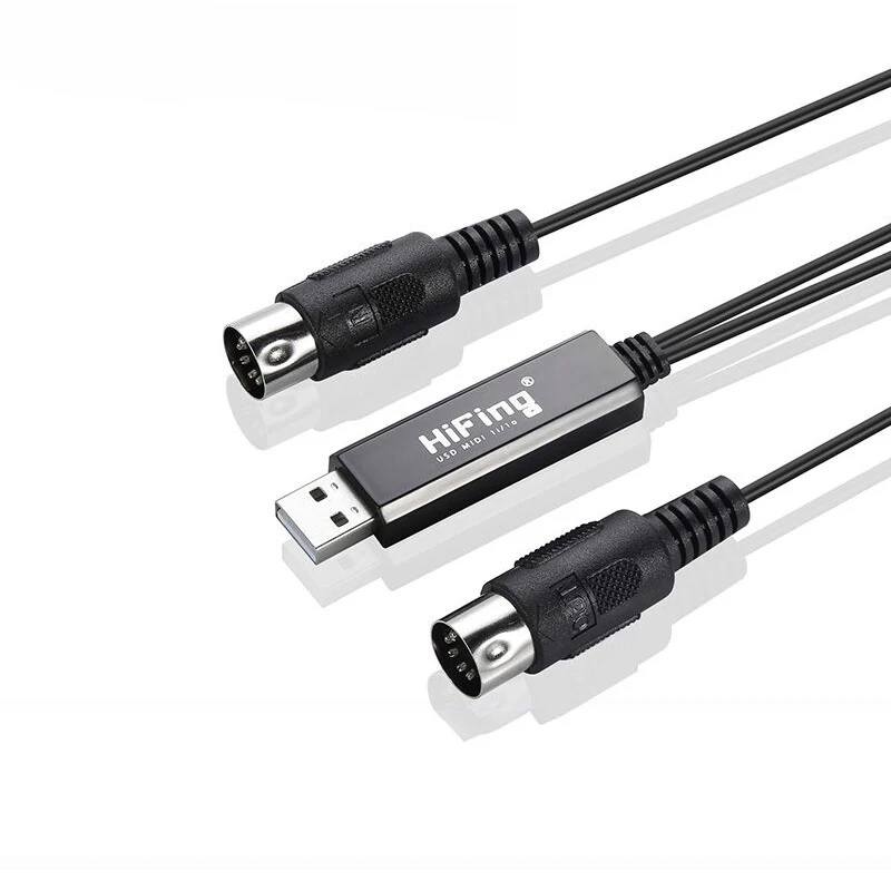 2 м USB Средний кабель редактирования музыки линия электрическое ФОРТЕПИАНО КАБЕЛЬ Midi
