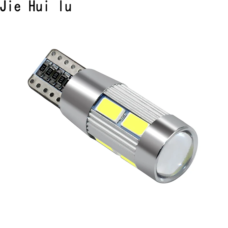 1 шт. автомобисветодиодный Светодиодная лампа T10 Canbus 194 W5W 10 SMD 5630 5730|Сигнальная