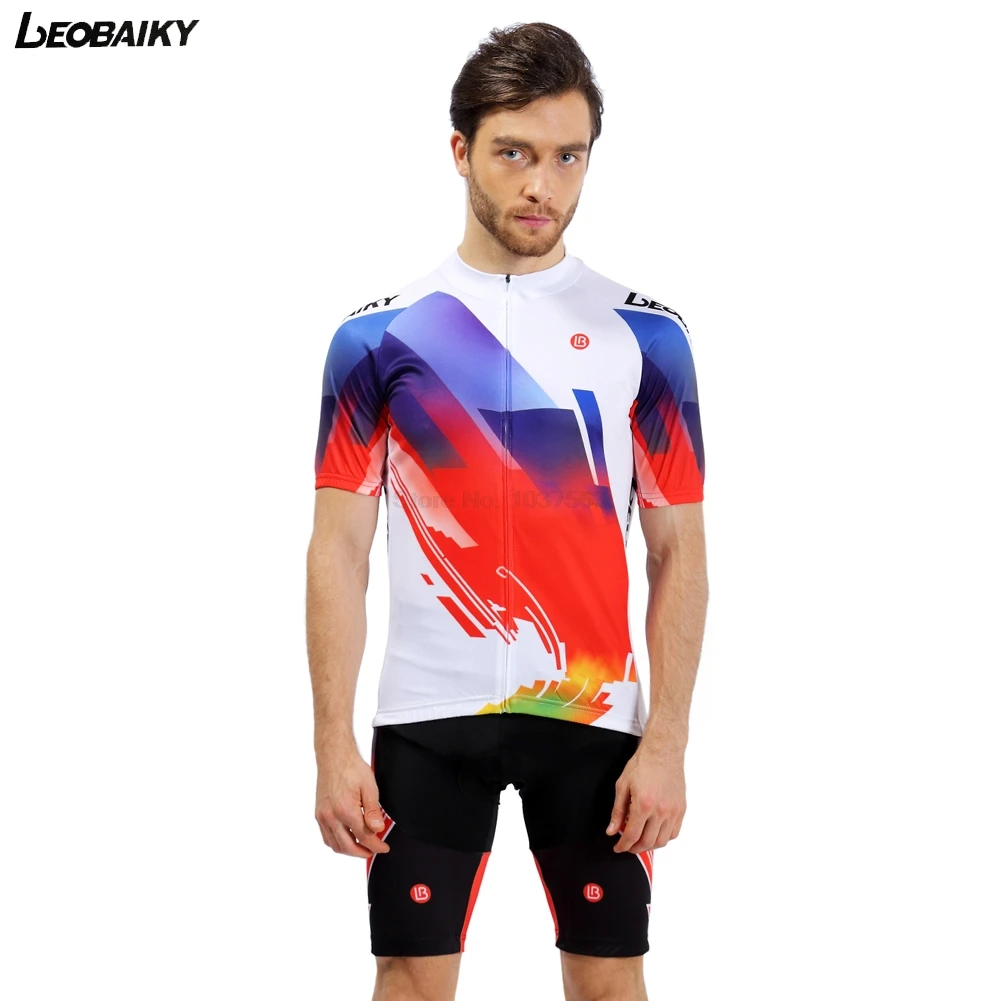 

LEOBAIKY 2017 Summer Cycling Jersey Set Short Sleeve Clothing MTB Bicycle Clothes Maillot Ropa Ciclista Bike Jerseys Sportswear