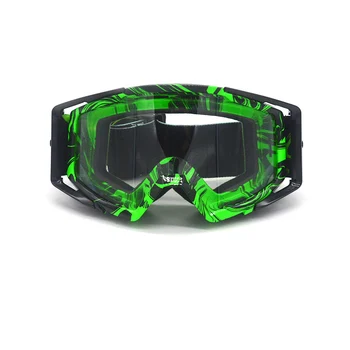 

Evomosa Men Women Motorcycle Motocross Goggles Off-Road Dirt Bike Glasses ATV Graffiti MX Eyewear Motorcycle Helmet Glasses