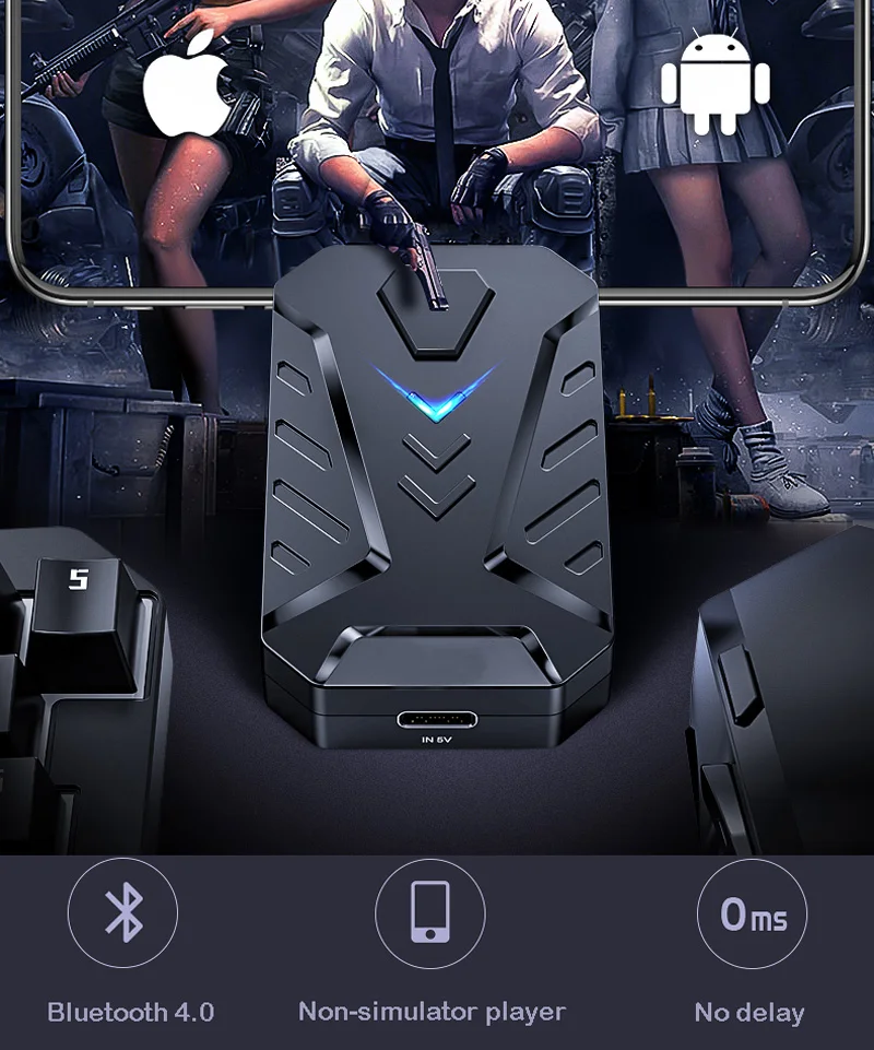 G-Mix клавиатура мышь конвертер PUBG мобильный контроллер игровой конвертер адаптер для IOS/Android смартфон