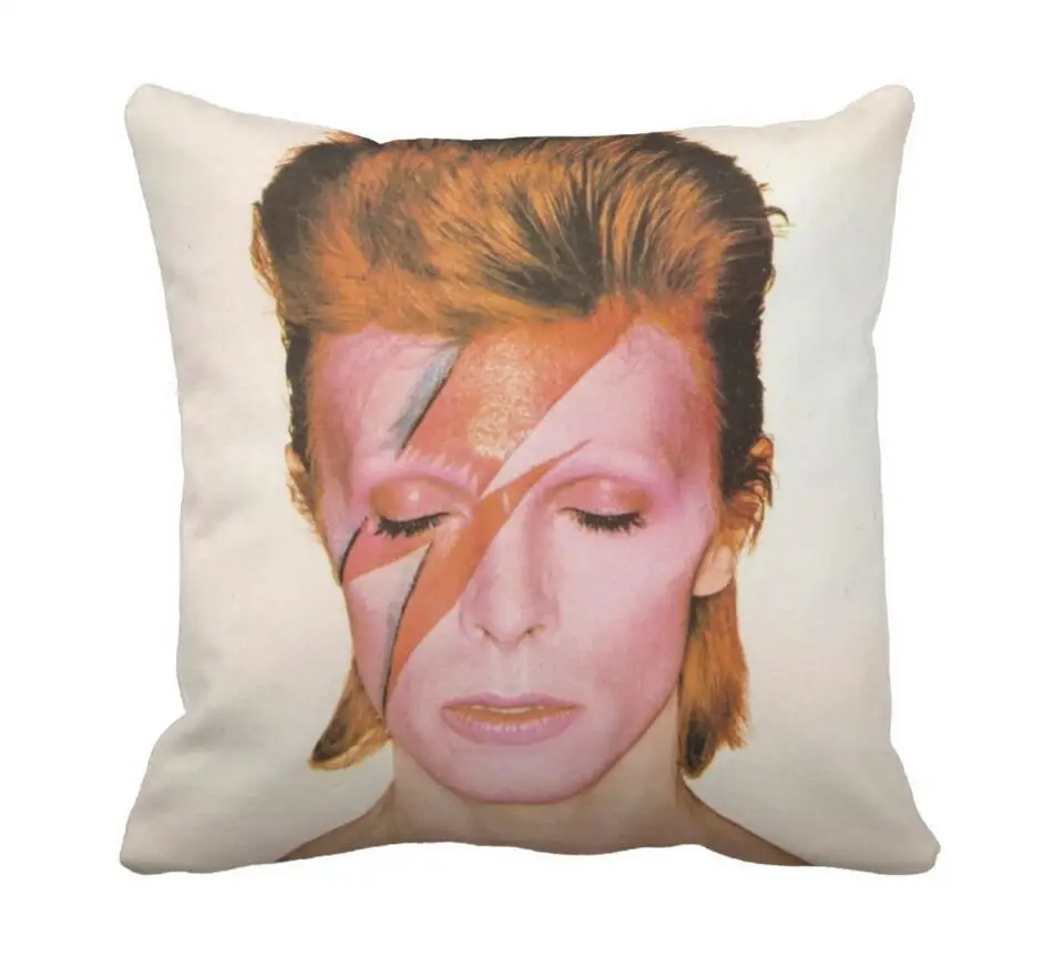 David Bowie great singer Music Cool 33 см x 33 см дюймовые наволочки Чехлы на подушку(две стороны