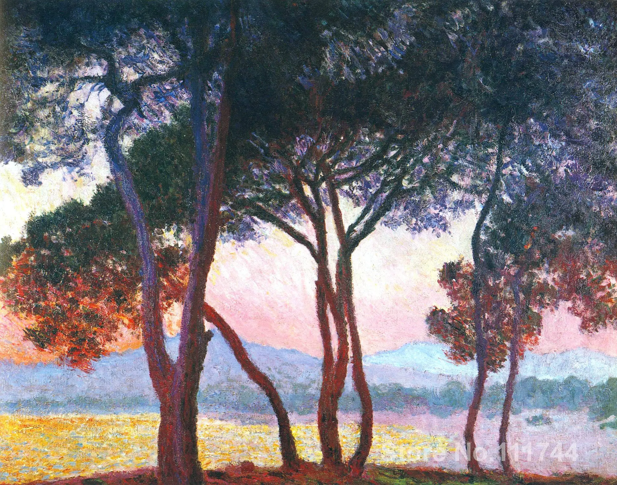 

online art gallery Juan les Pins Claude Monet Landscape paintings Hand painted High quality
