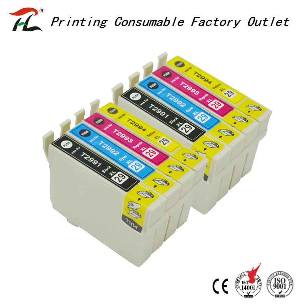 HTL 8PK 29XL T2991 T2994 чернильный картридж совместим с Epson XP-235 XP-332 XP-335 XP-432 XP-435 XP-247 XP-442 XP-342