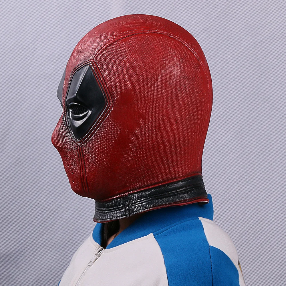 Marvel Deadpool Masks Halloween Cosplay Costume Props Superhero Movie Latex Mask Collectible Toys Party (2)