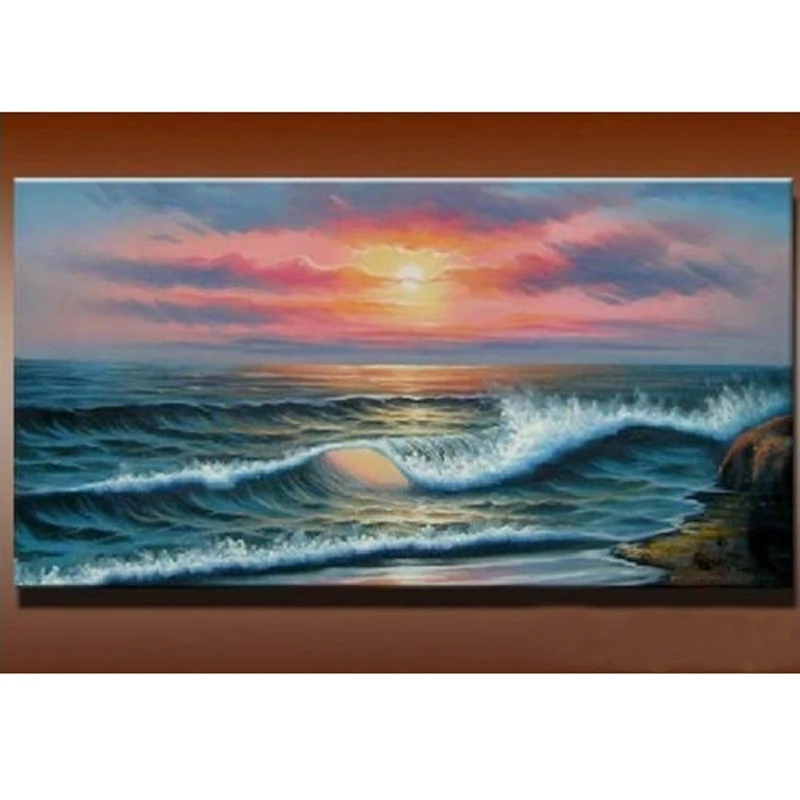 Beautiful Large Canvas No Frame Modern Abstract Art Oil Painting No