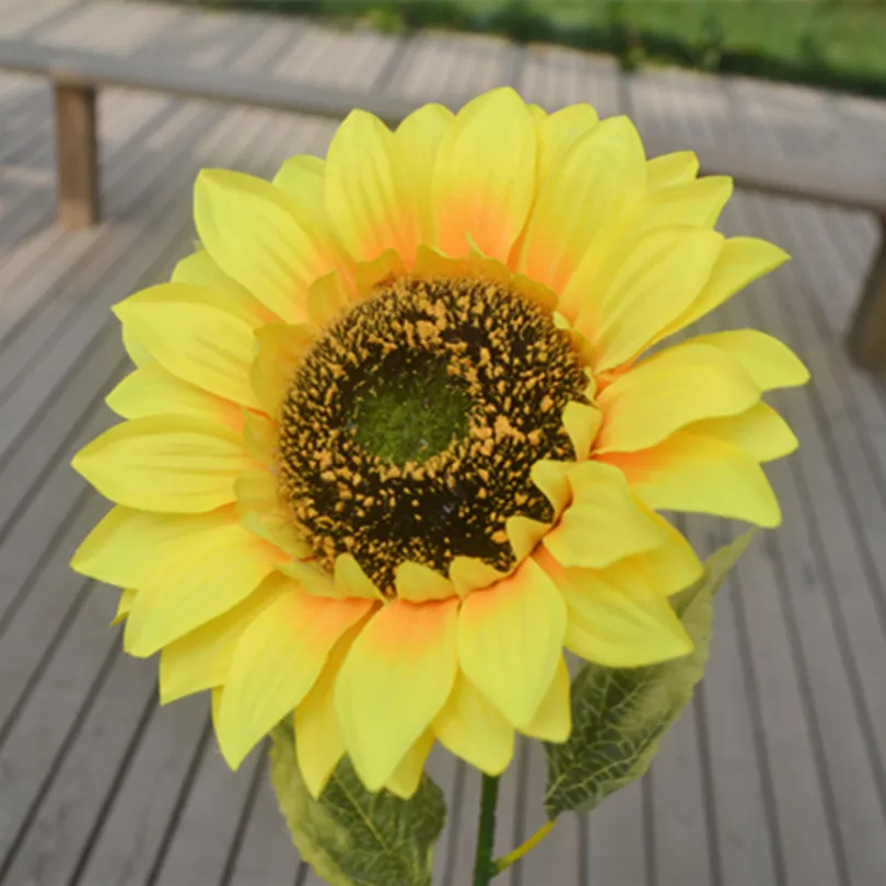 Sunflower Fake Sun Flower Artificial Sunflowers 72cm Long for Home Garden Balcony Windowsill Decoration Yellow Color Sunflower Fake Sun Flower Artificial Sunflowers 72cm Long for Home Garden Balcony Windowsill Decoration Yellow Color
