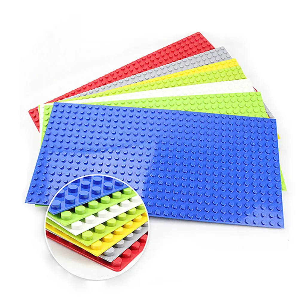

Duploes Base plate 16*32 Dots 51*25.5cm Big size Board DIY Building Block Toys For Children Compatible with large particle toy