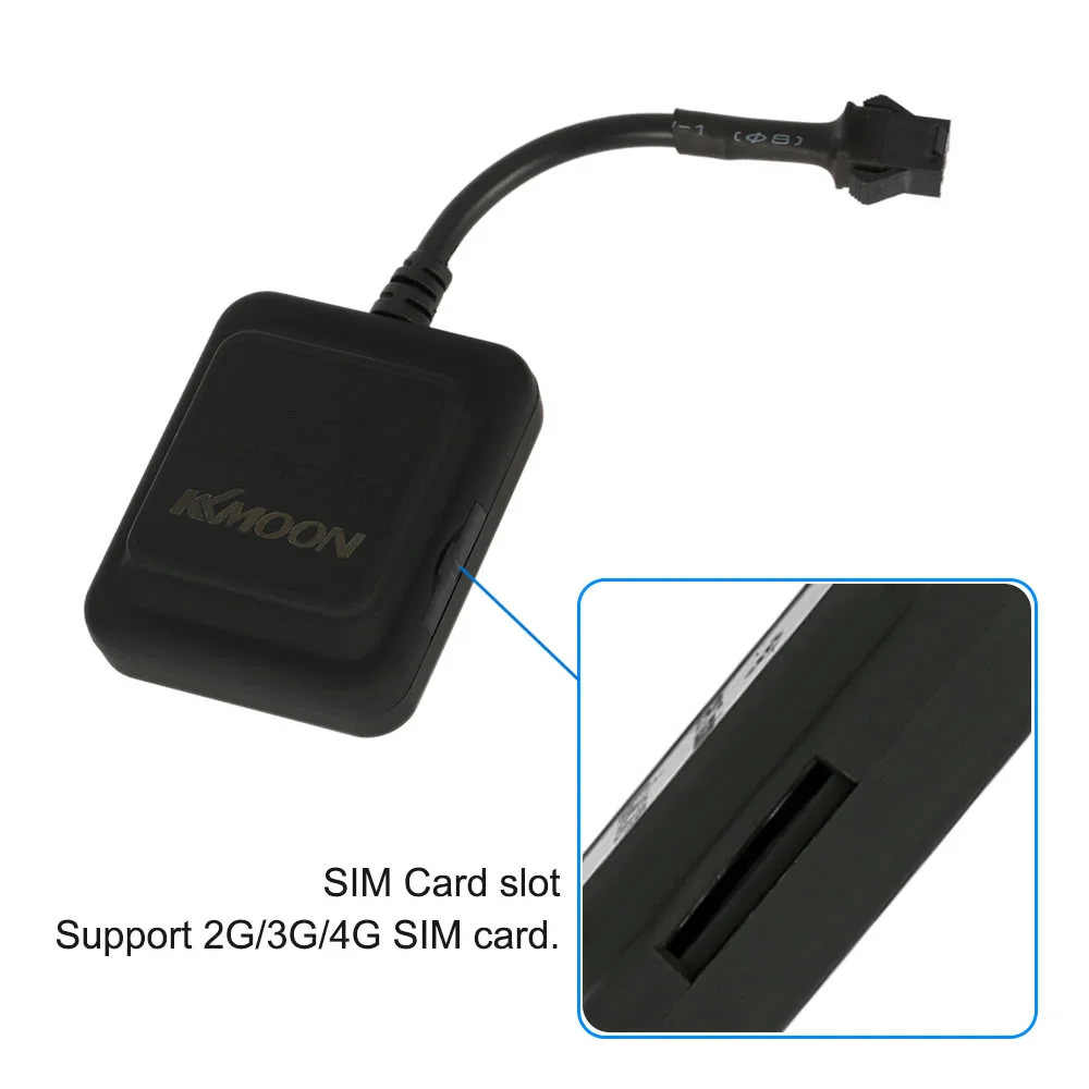 KKmoon GPS في الوقت الحقيقي المقتفي سيارة دراجة نارية دراجة كهربائية GSM جي بي آر إس جهاز تعقب 2G/3G/4G البسيطة المحمولة المدمجة تصميم