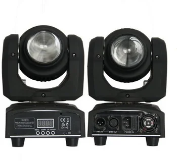 

(Flycase) Disco Light Double face Super Beam Moving Head RGBW 4in1 10w Lyre Mini Led Moving Head Wash Light Cree Lumiere DJ Lamp