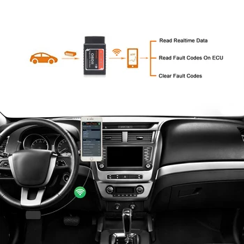 

OBD OBD2 Car Code Reader PIC18F25K80 Hardware V1.5 ATDIAG ELM327 WIFI Stable Function Works Diesel Cars Wi-Fi For Android/iOS