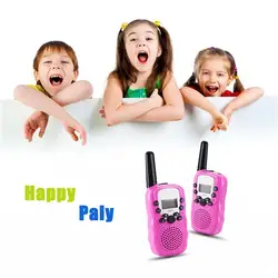 1 пара ребенок портативная рация игрушки электронные гаджеты батарея работает беспроводной переговорные игры интерактивные говорить