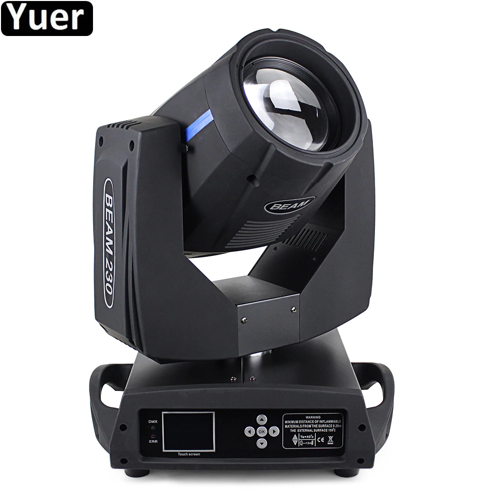 Nuovo 230W Beam Moving Head Light 7R Dmx512 Dj Disco Strobe Equipment Stage Moving Head Lights Per Sound Party Wedding Bar Club