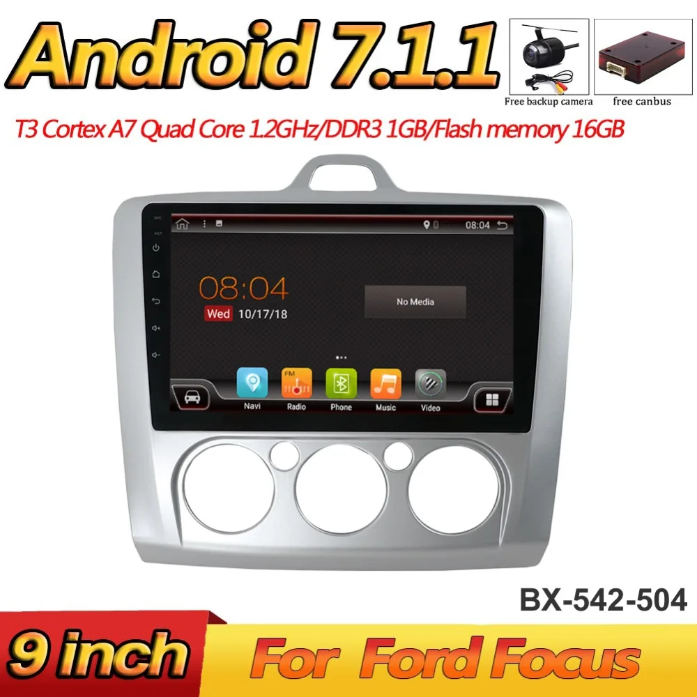 

Bosion Car Multimedia 2din Video Player Navigation GPS Android For ford focus 2 3 Mk2/Mk3 head unit Rear View Camera