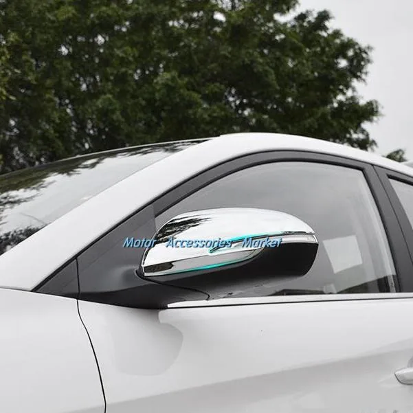 

New Chrome Door Rearview Mirror Cover Trim Car Styling For Hyundai Elantra 2017 2018