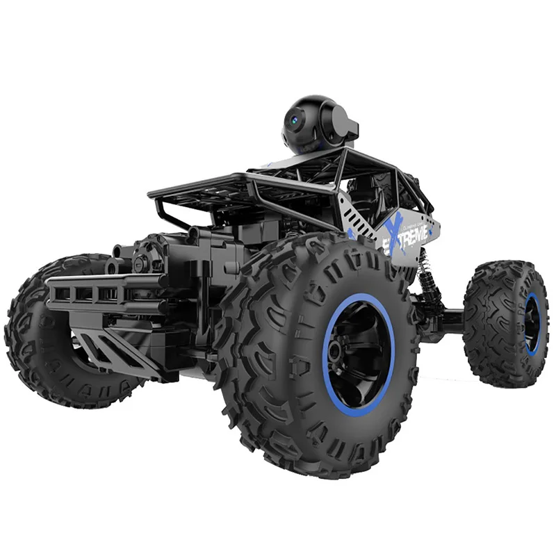 

Rechargeable Rc Car With Camera 4Wd 2.4G Remote Control Off-Road Vehicle Strong Off-Road Climbing Performance Gift For Children