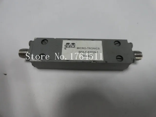 

[BELLA] MICRO-TRONICS SPA-F-63029-1 12-18GHZ SMA (F-F) RF filter