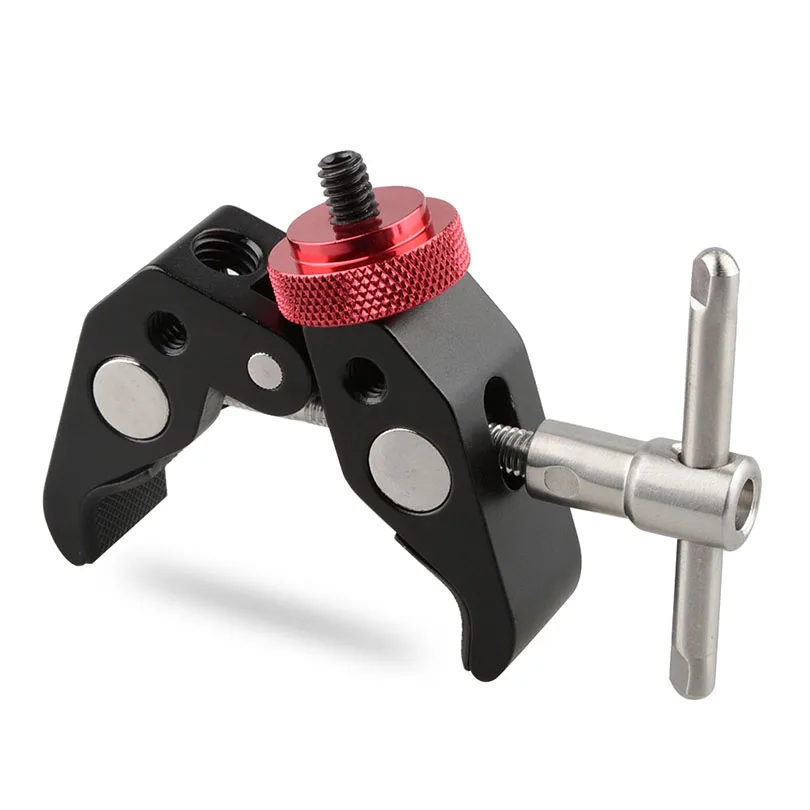 CAMVATE Super Clamp with 14  to 14 Screw Converter Crab Pliers Clip For DSLR Rig LCD Monitor Magic Arm Camera C1489 (6)
