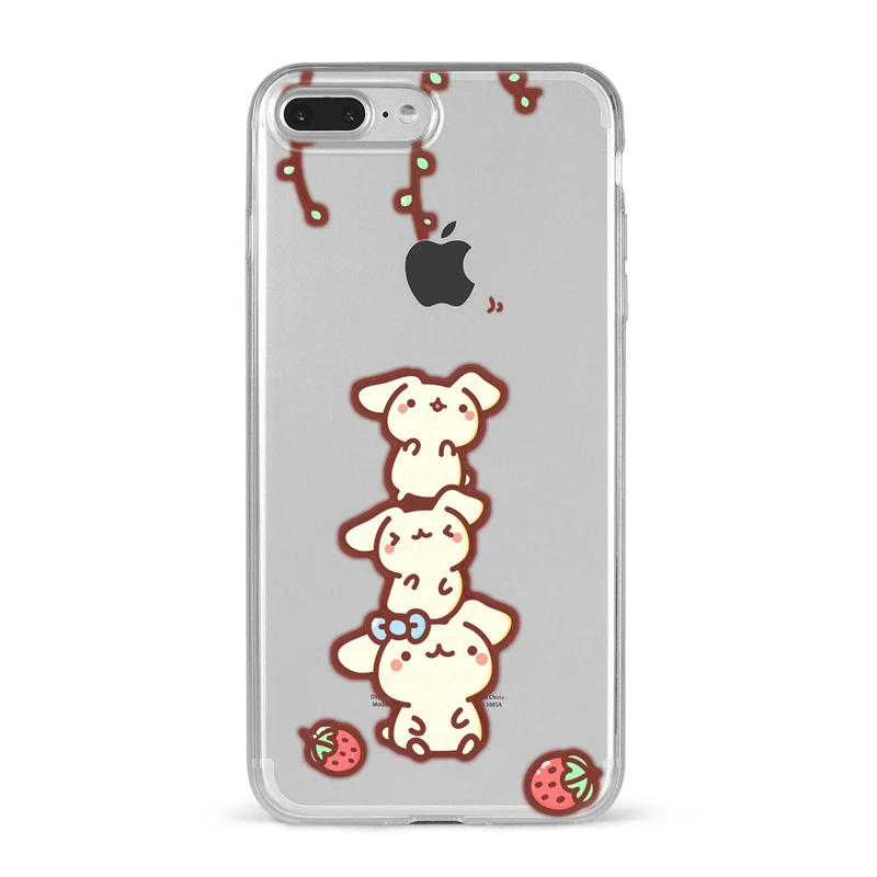 Милые Мультяшные животные Kawaii розовый Кот молоко чехол для телефона для Apple iPhone 8 7 6 6S Plus X 5 5S SE XS XR XS MAX Funda чехол для девочек