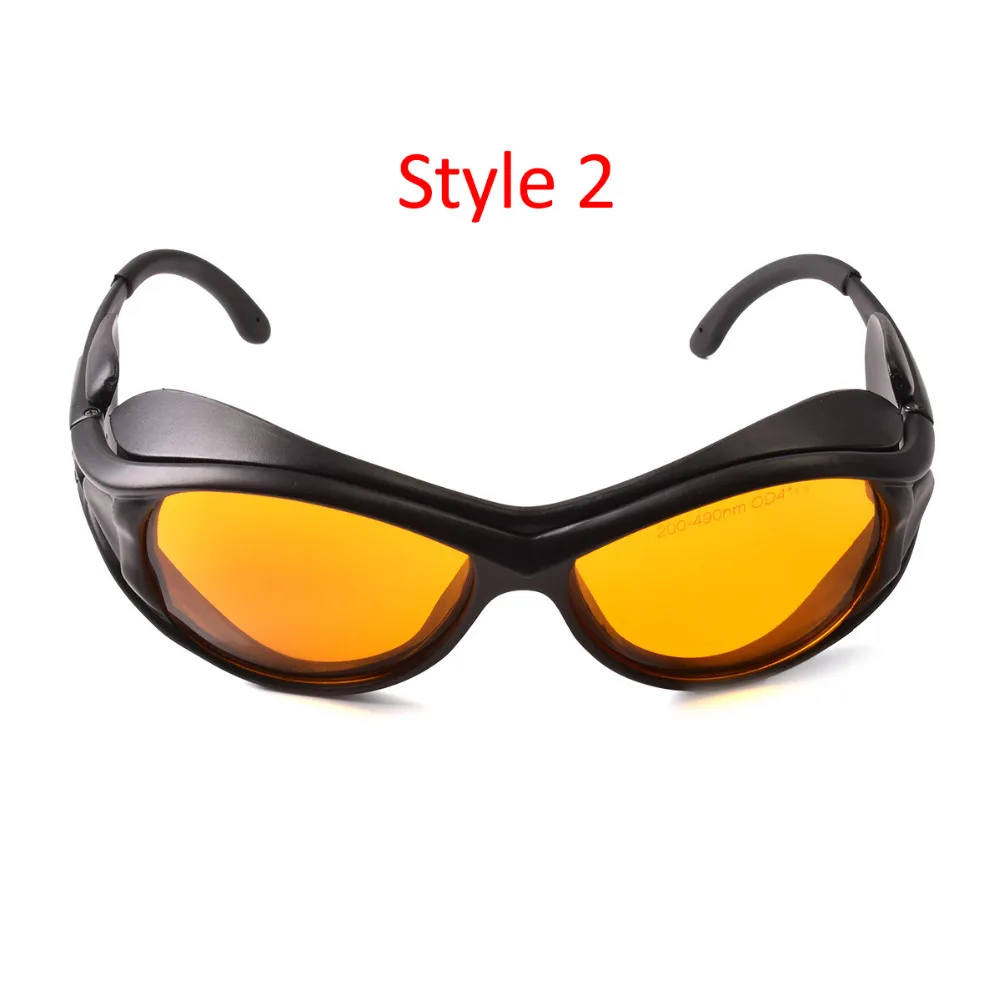

CWLASER 190nm-490nm Wavelength Laser Safety Glasses for Typical 405nm, 445nm, 450nm, 473nm Laser Light (T-UB)