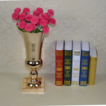 

hot sale plating gold cake stand metal table decor