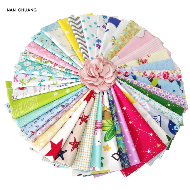 15 шт. хлопковая ткань Nanchuang для лоскутных изделий 20 х24 см|cotton fabric patchwork|fabric patchworkcloth