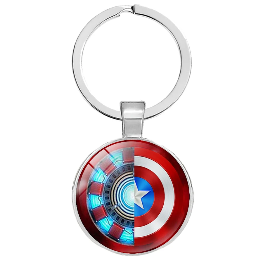 Открывалка для бутылок Железный человек ожерелье Тони Старк дуговой реактор винные брелоки с открывашкой стеклянный подвесной брелок фанаты Мстителей танос