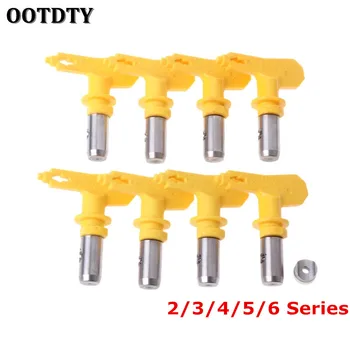 

OOTDTY New 2/3/4/5/6 Series Airless Spray Gun Tip Nozzle for Titan Wagner Graco Paint Sprayer