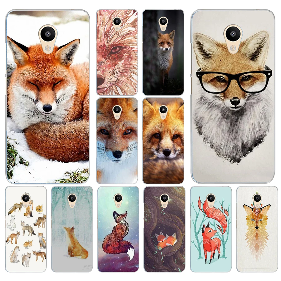 

274DD Fox Sleeping In The Snow Hard Transparent Cover Case for Meizu M2 M3S M3 M3S M5S Mini M3 note M5 M6 M6 note U10 U20
