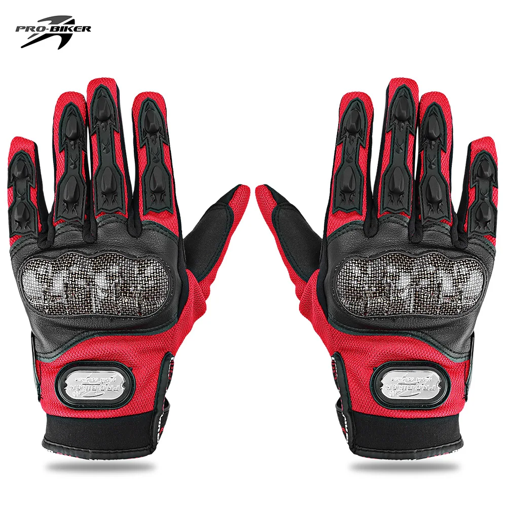 red Univesal PROBIKER MCS-13 мотоциклетные мощные спортивные противоскользящие гоночные перчатки - Цвет: red