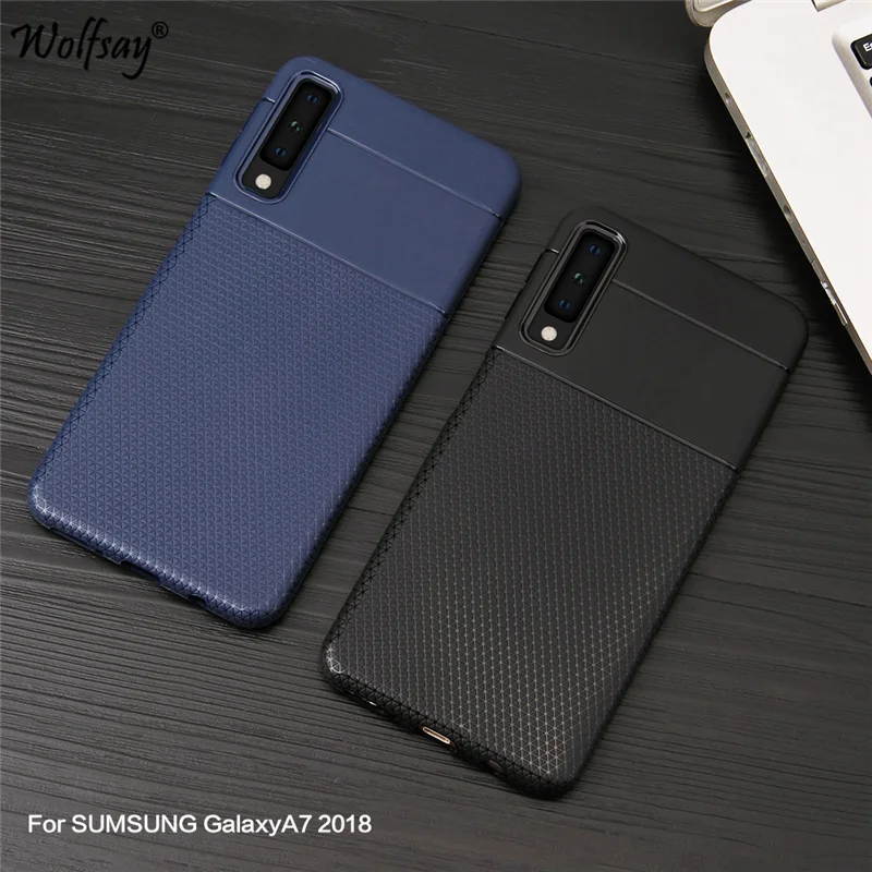 СПС samsung Galaxy A7 2018 Чехол Мягкий силиконовый чехол из ТПУ для Fundas A750 |