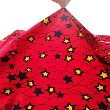 

star printing african ankara dashiki print 100% cotton fabric best wax prints fabric kitenge wax nigerian new fashion