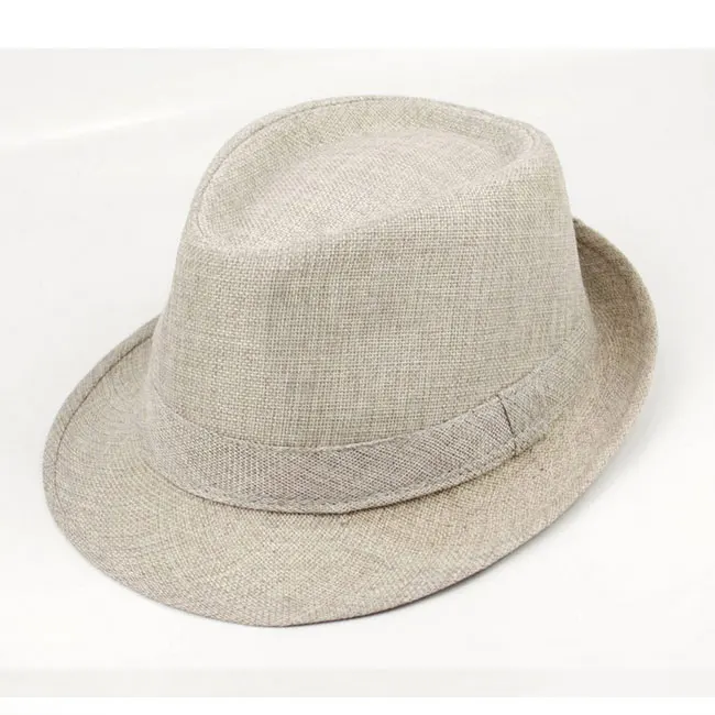 Cllikko летняя шляпа для мужчин, летняя пляжная кепка, шляпа от солнца, Мужская Панама, соломенная, мужской Гангстер Трилби, модный козырек от солнца, Кепка - Цвет: 5