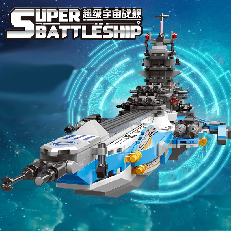 

13001 Space war 8in1 Super cosmological warship building block Radar vehicle fighter Submarine Armored car bricks toys