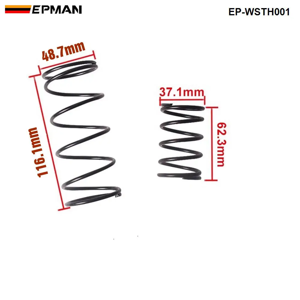 38 мм турбо внешний WG с пружинным покрытием Замена 14 PSI/8PSI 1BAR для турбо смарт-EP-WSTH001