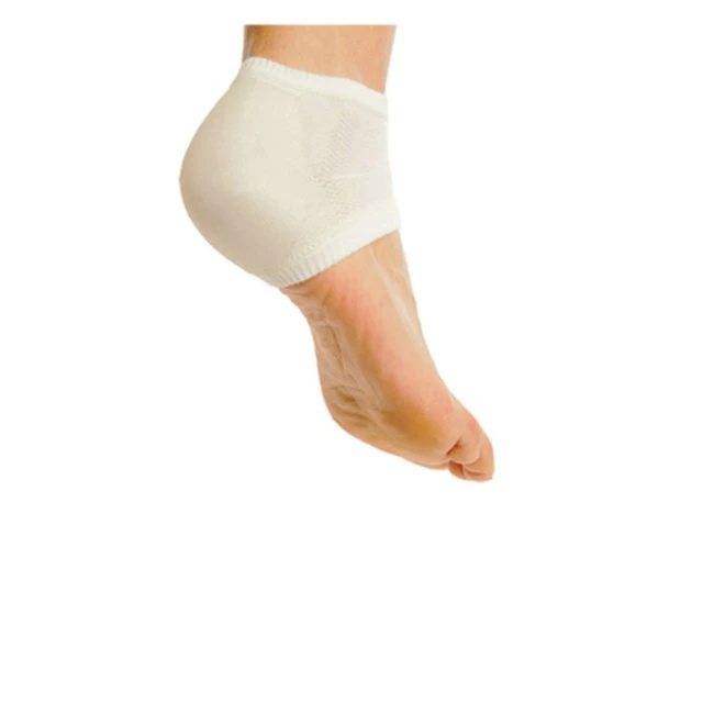 White Color Soft Material Ankle Protector Foot Sock (2)