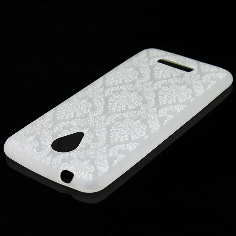KOC-2169H_4_Luminous Ultra-thin Soft TPU Transparent Cover Case for Micromax Canvas Spark Q380  4.7 inch