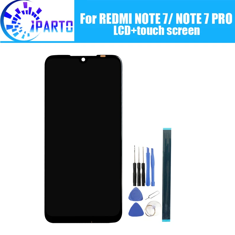 Для Xiaomi Redmi NOTE 7 ЖК дисплей + кодирующий преобразователь сенсорного экрана в сборе
