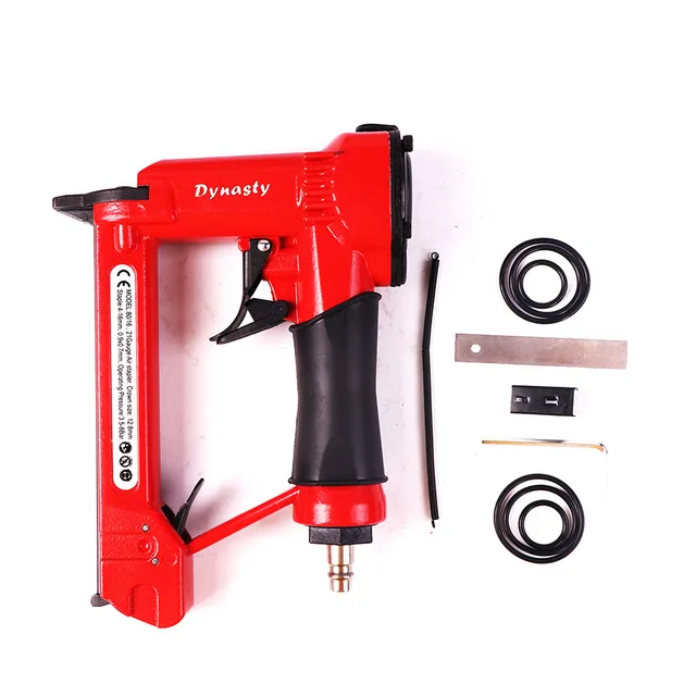 

1/2" air stapler 8016 pneumatic fine wire crown stapler gun, air nailer U style nails
