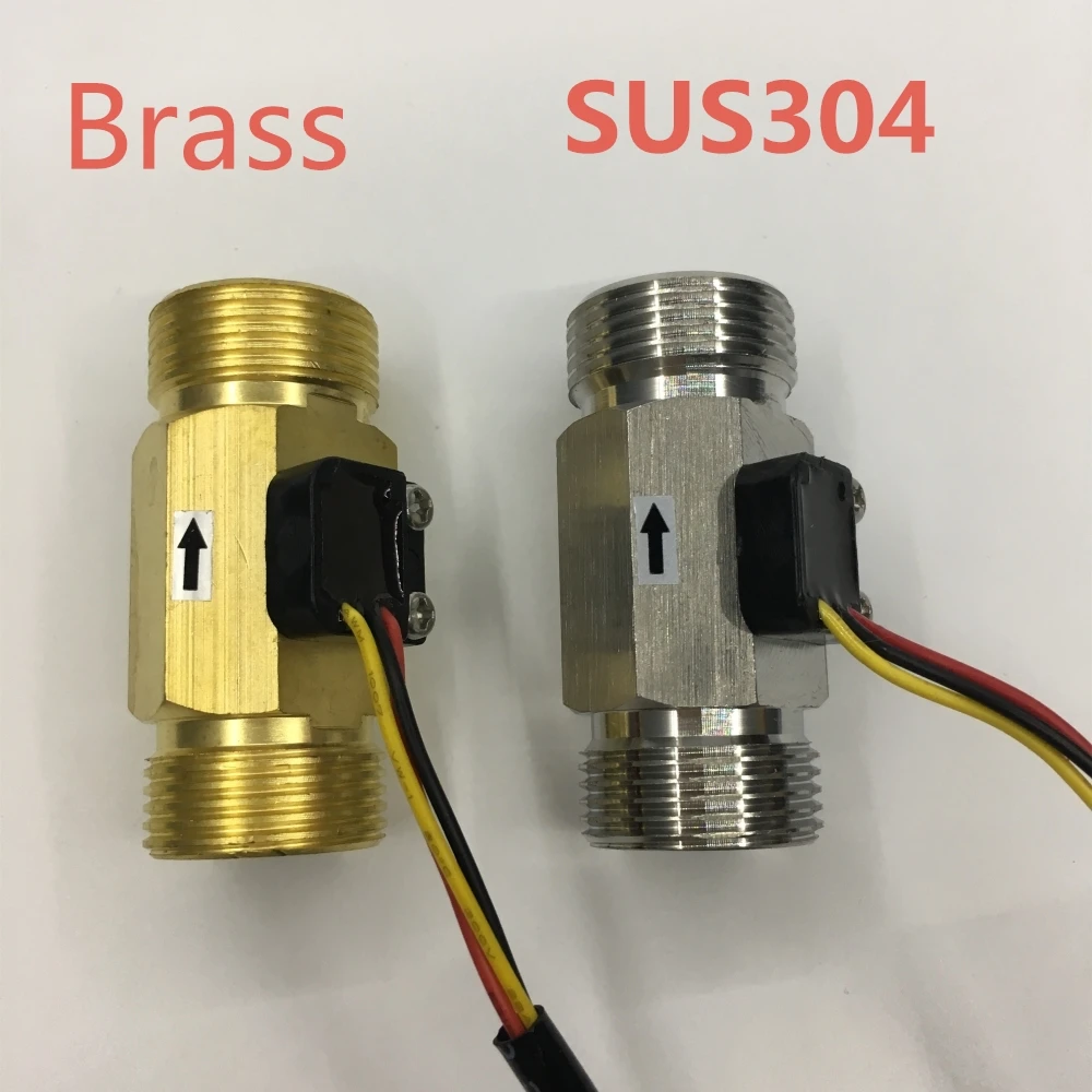 Dn20 1.5~ 50L / min латунь магнитного зал турбины 3/" датчик расхода воды метр
