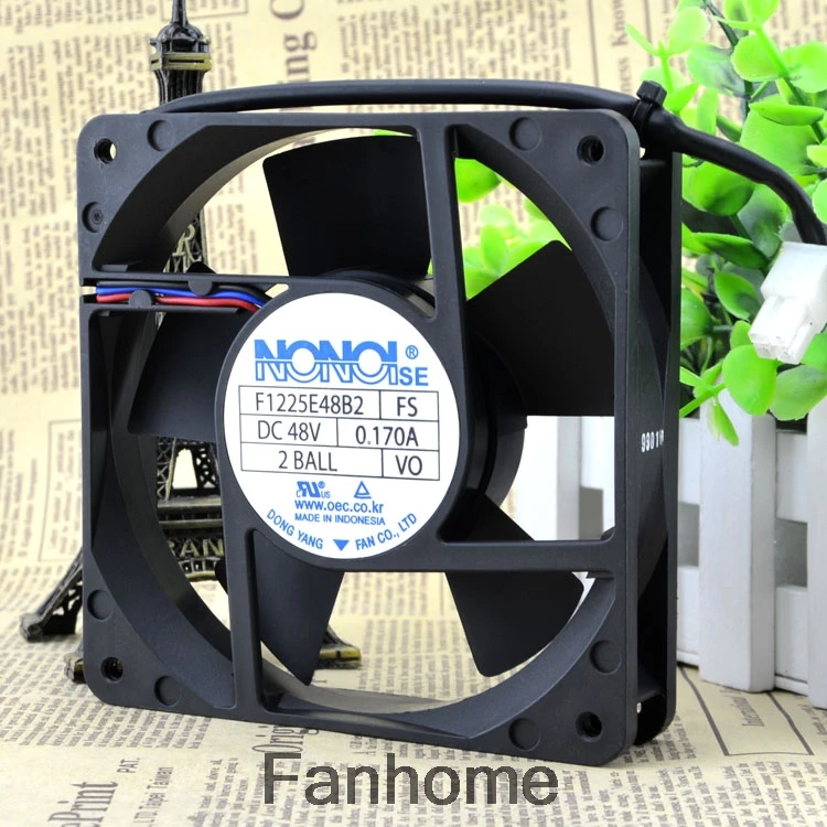 For NONOISE 48V0.17A 12CM 12025 Industrial Power Cooling Fan F1225E48B2 | Компьютеры и офис