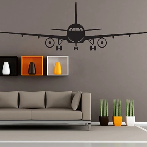 

3D Airplane Different Sizes Wall Sticker DIY Home Bedroom Decor Wall Art Decal