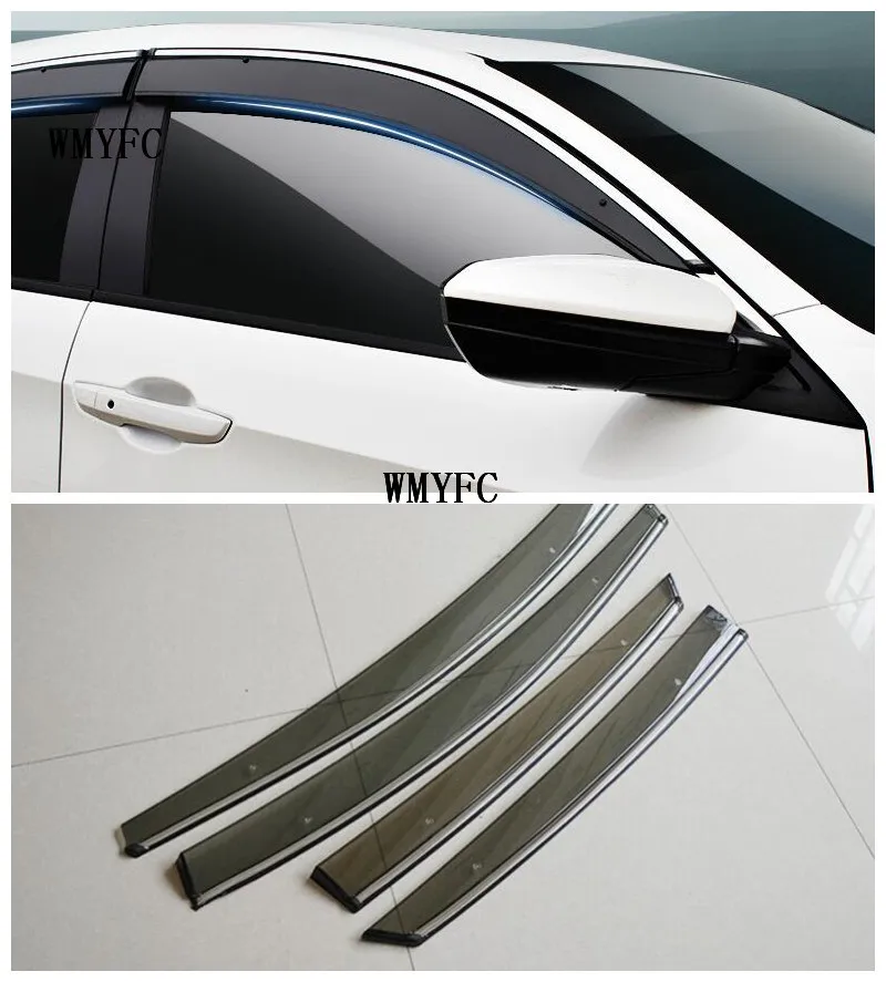 

high quality 4Pcs Window Visor Shade Vent Rain Deflector Cover For Mazda CX-5 CX5 2013-2016