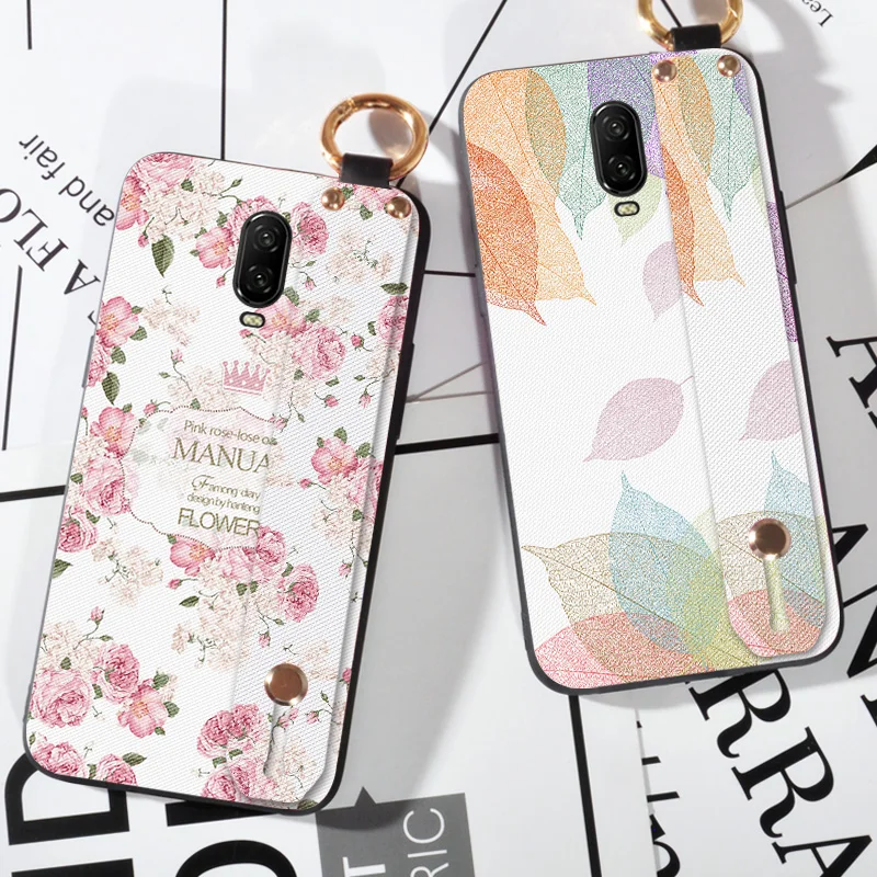 

Luxury Peony Fashion Cases For Oneplus 3 One plus 3T 5 5T TPU Ring Kickstand Skin Cover For Oneplus 6 T 6T / 1+6